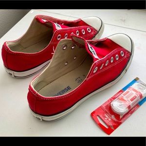 red low top converse